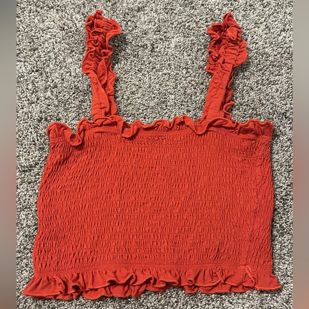 Rib Smock tanktop